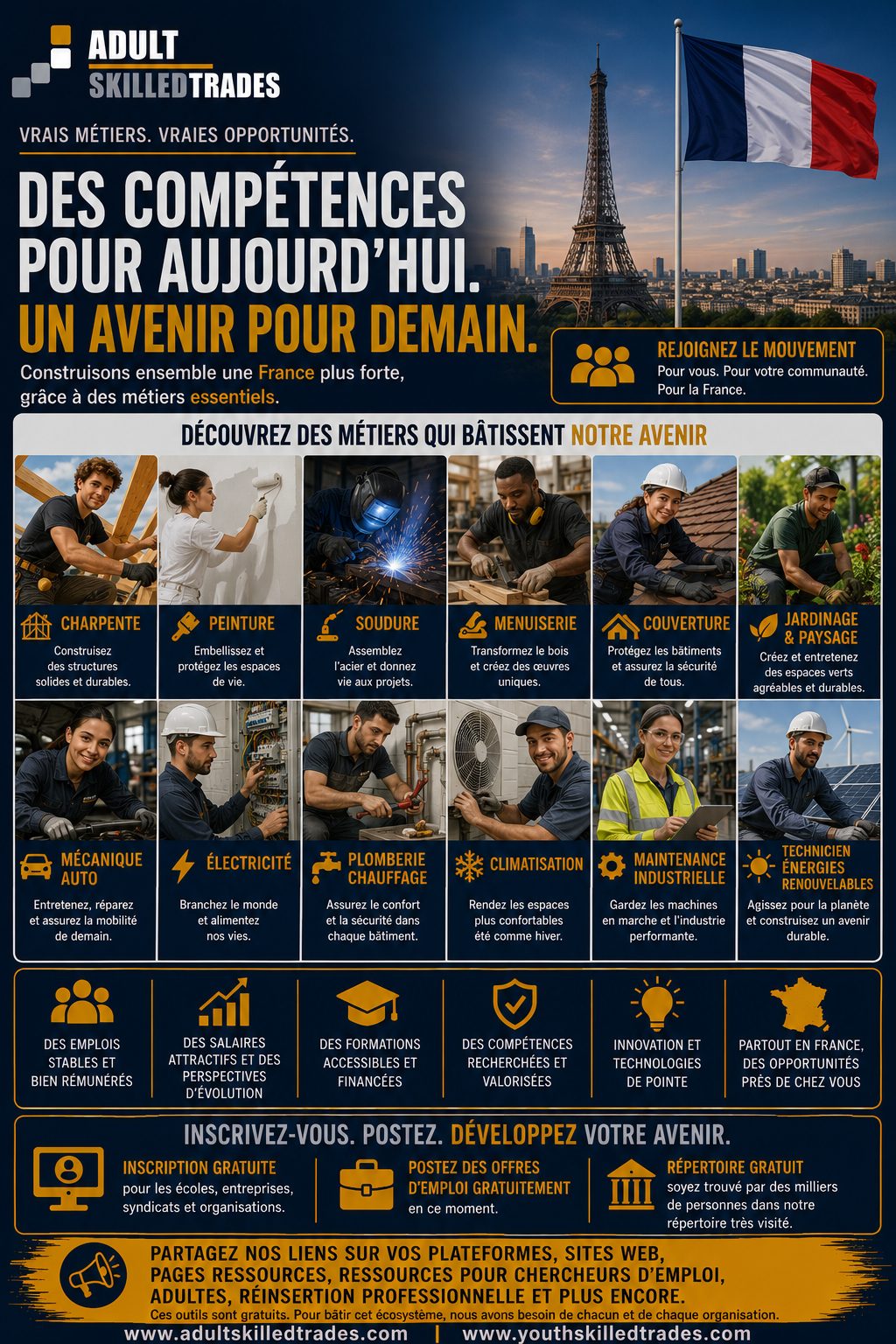 Des compétences pour aujourd’hui, un avenir pour demain