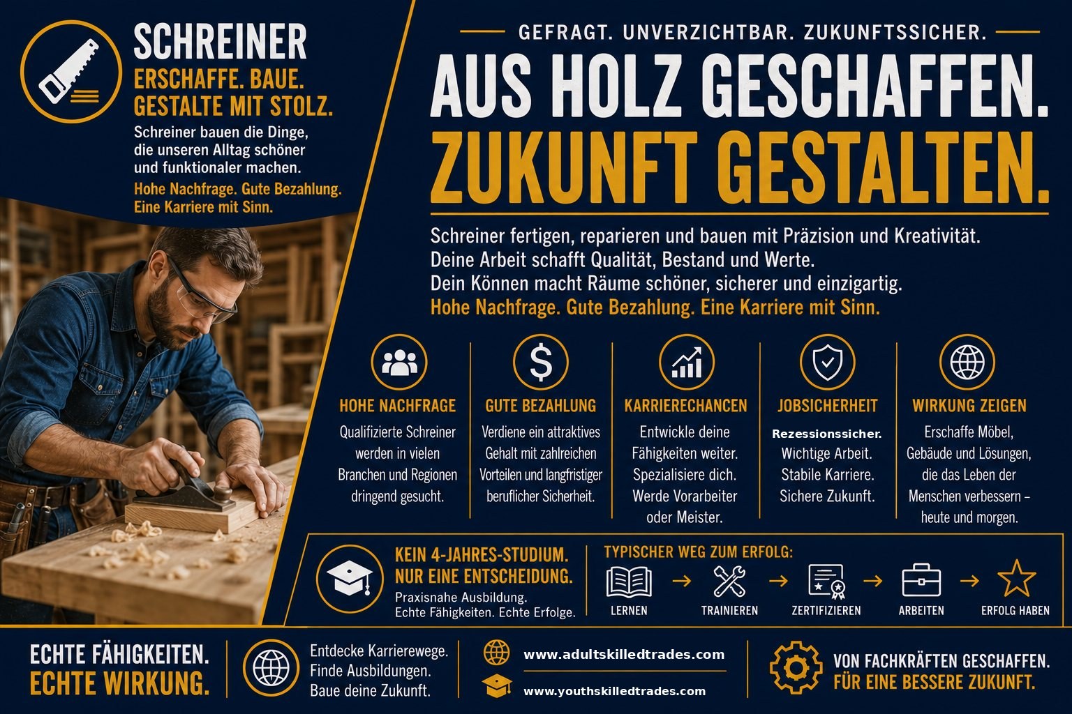 Schreiner Karriere-Poster